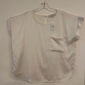 Loft short sleeve blouse with pocket